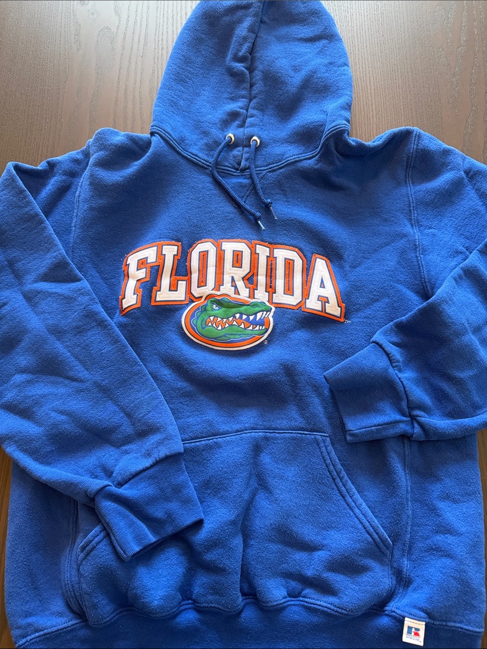 Russell Athletic Blue Florida Gators Crewneck Hoodie